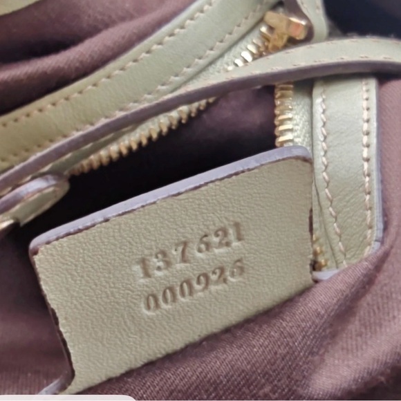 Gucci Beige and Olive Women's Tote Bag - Picture 8 of 10